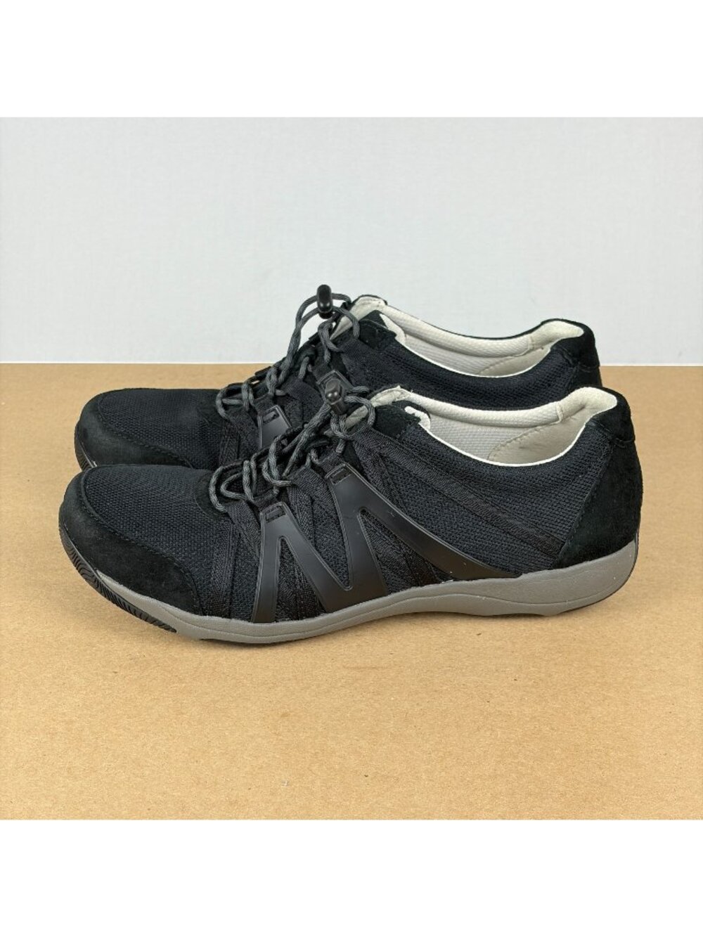 Dansko Henriette Toggle Lace Comfort Shoes Womens 10.5/11 EU 41 Black Casual